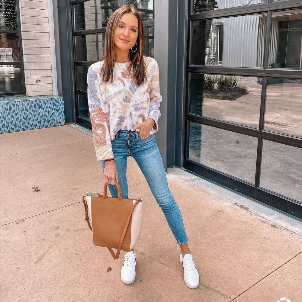 NWT! Madewell Tie Dye Sweater, Size M